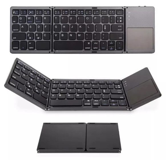 Thumbnail: Folding Mini Wireless Bluetooth Keyboard