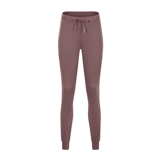 Naked-feel Fabric Workout Sport Joggers Pants Women