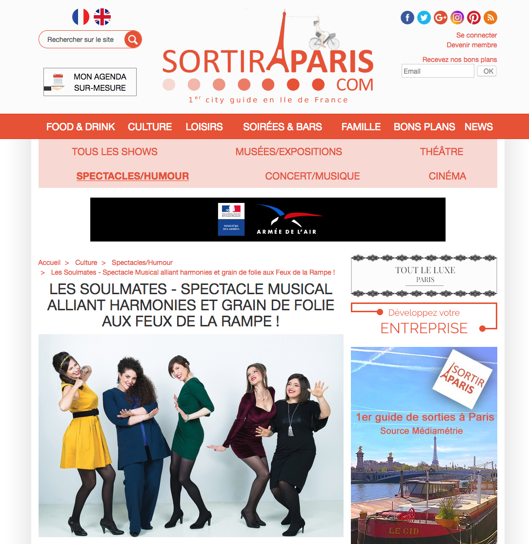 Sortir à Paris