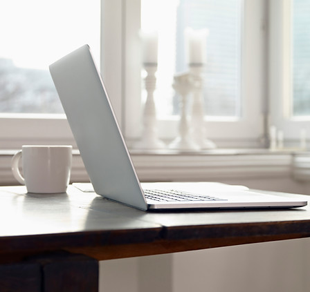 Laptop met de levensgids