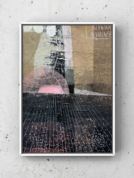 abstrakte Malerei, Collage, Farbflächen, geometrisch, bunt, Farben, neon, farbenfroh, Buchstaben, Wanddesign, Kunst, Papierkunst, Farbfläche, Farben, Gestaltung, Grafik, Geometrie, Design