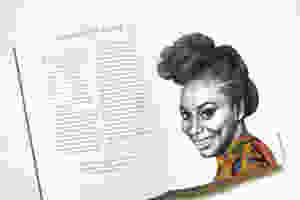 Chimamanda Ngozi Adichie in "Good Night Stories for Rebel Girls", Hanser, 2018