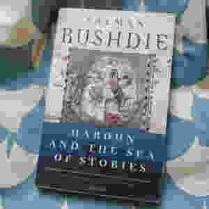 Cover, Haroun and the Sea of Stories, Salman Rushdie, Granta Books, 1991