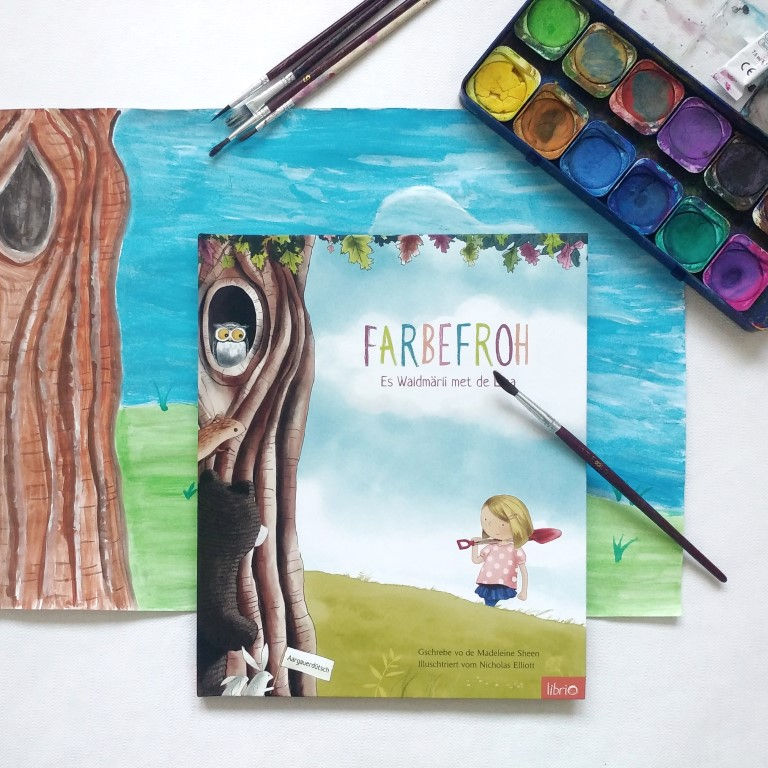 Farbenfroh, ein Waldmärchen, personalisiertes Kinderbuch, Librio