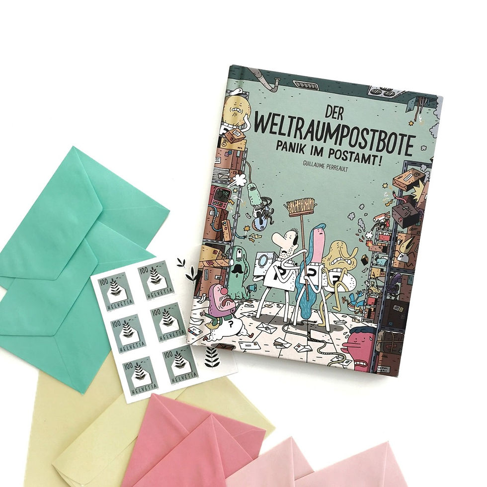 Der Weltraumpostbote. Panik im Postamt! - Guillaume Perreault (Rotopol 2025)