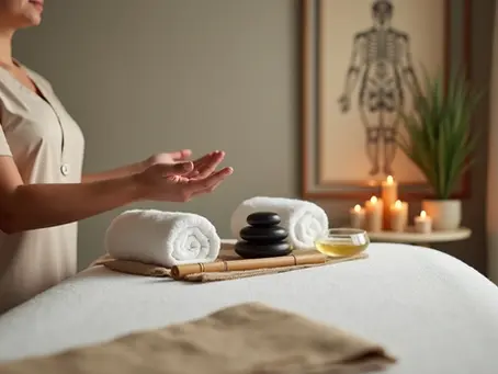 Profissional oferece duas abordagens de massoterapia oriental e ocidental em consultório moderno