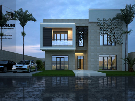 فكرة تصميم لفيلا سكنية
