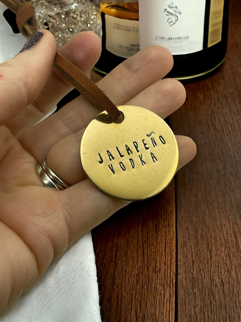 Thumbnail: Handcrafted Liquor Tags