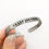 Thumbnail: Your Custom Text Cuff Bracelet