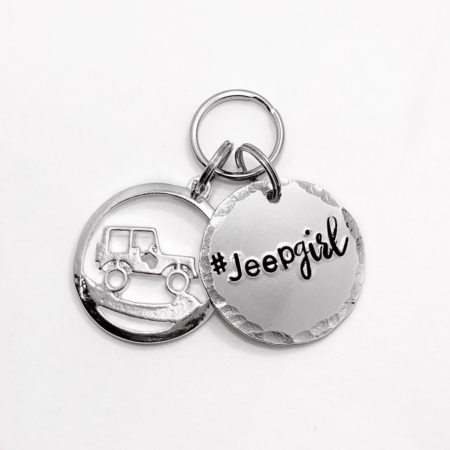 Jeep Girl Keychain