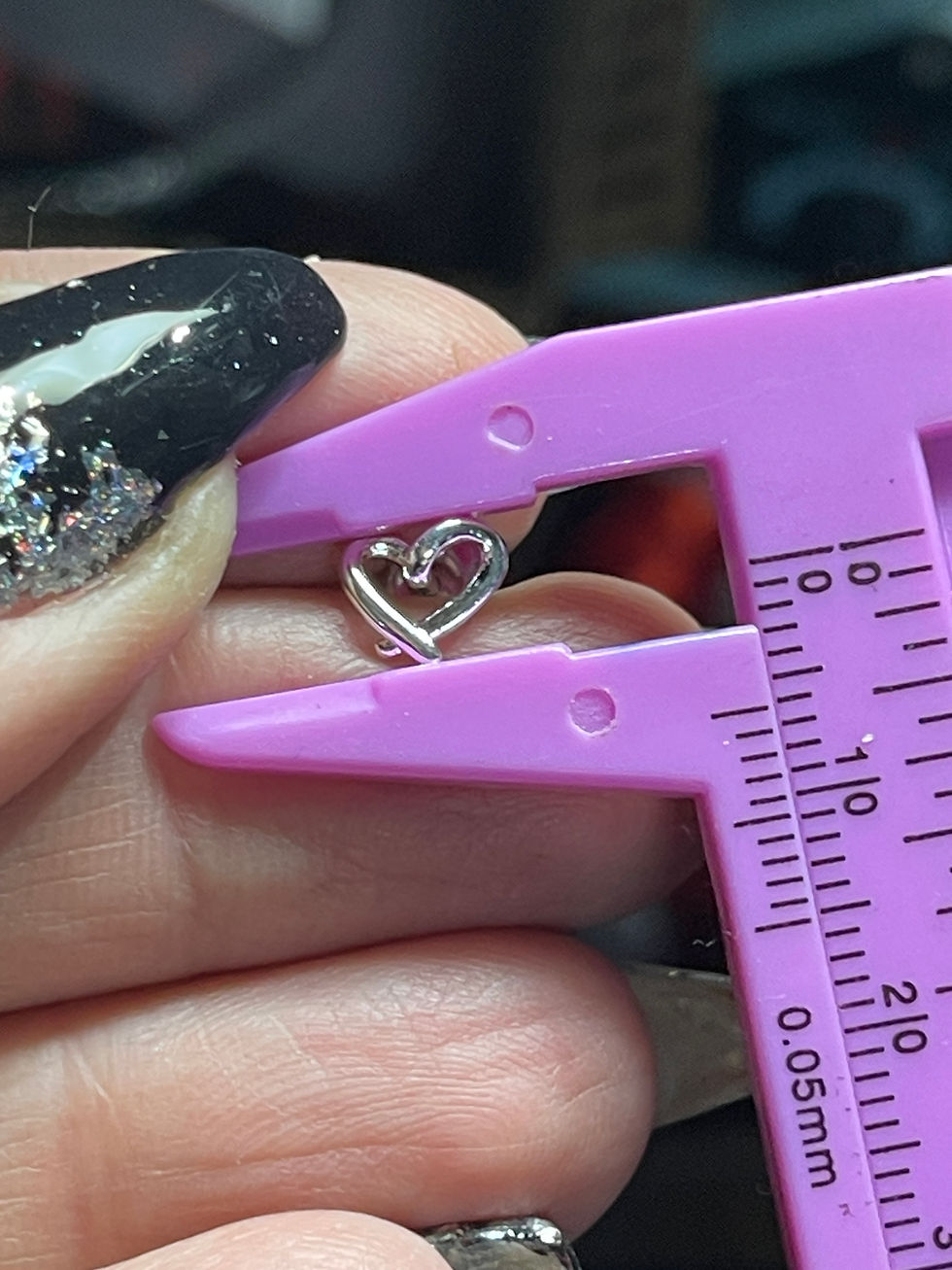 Thumbnail: tiny sterling silver heart earrings, .925 sterling silver post earrings