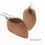 Thumbnail: Leather Earrings Leaf Style Small