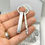 Thumbnail: Father Daughter gift for dad keychain