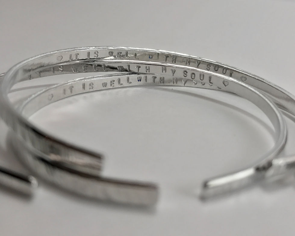 Thumbnail: It Is Well With My Soul Bracelet