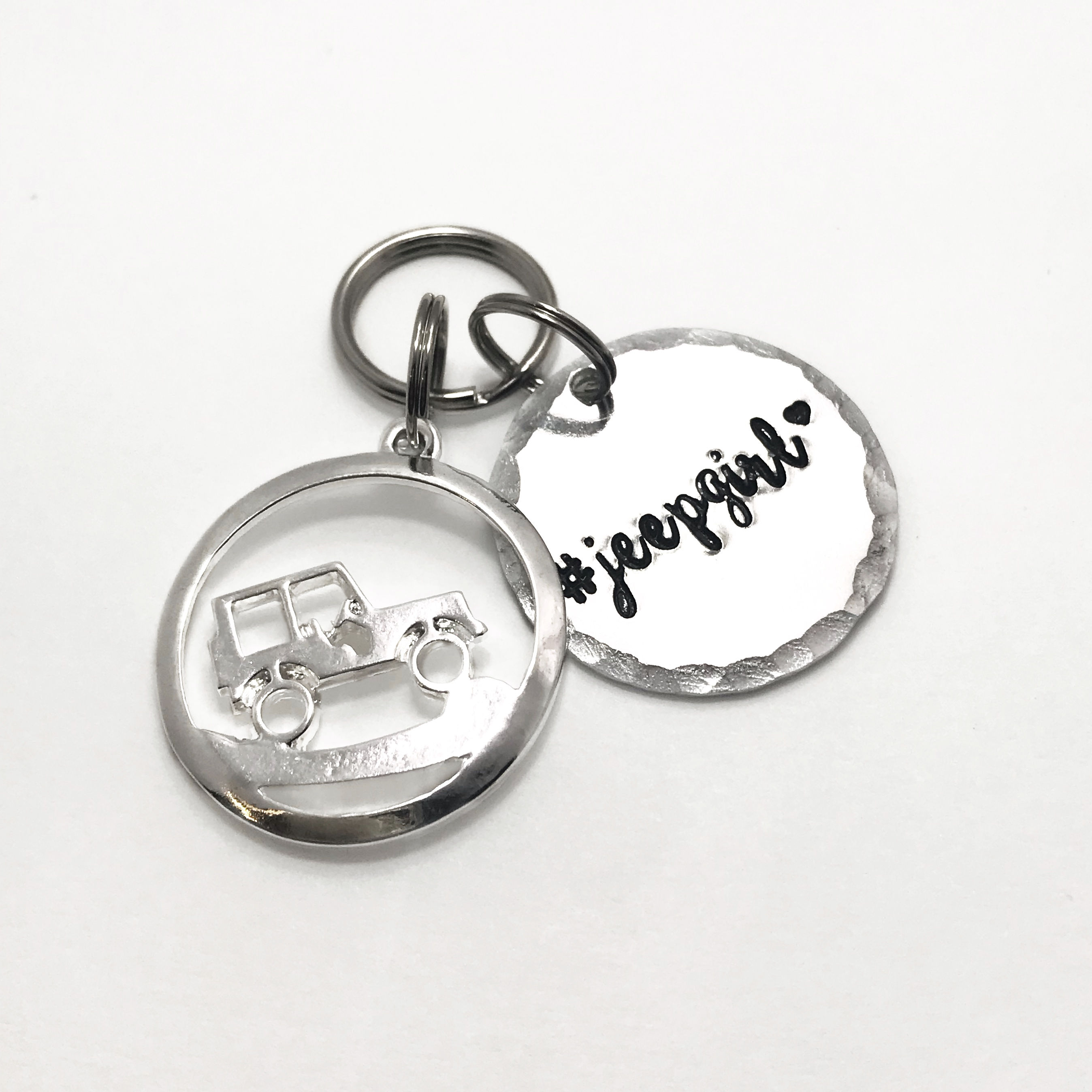 Jeep Girl Keychain
