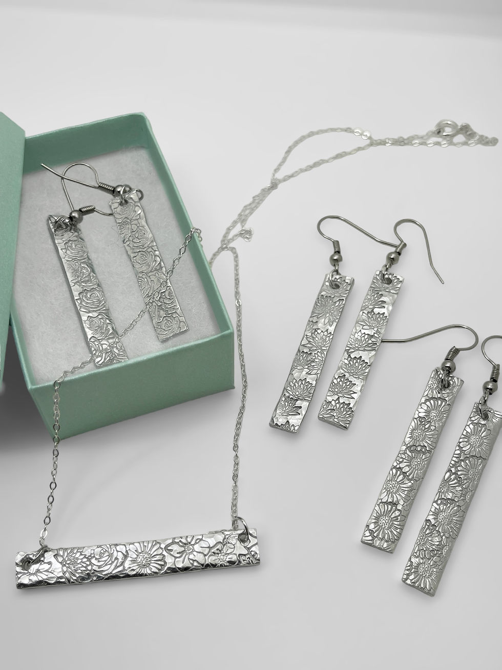 Thumbnail: Birth Flower Bar Necklace