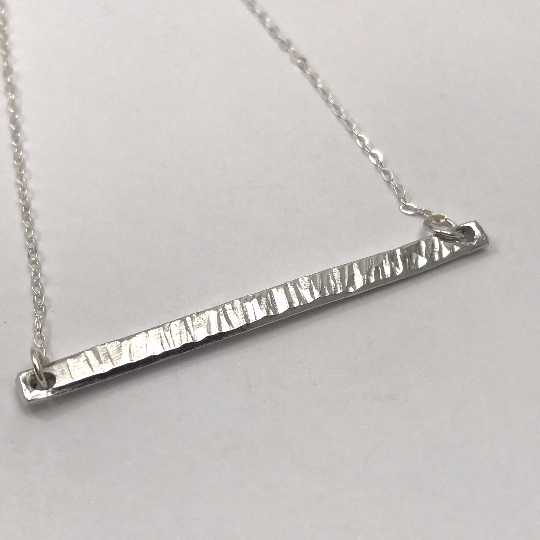 Thumbnail: Silver Bar Necklace