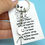 Thumbnail: best friends keychain set stick figures with interlocking heart initial charm