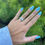 Thumbnail: middle finger ring, tiny middle fingers hand stamped, silver ring, cuss word jewelry, swear jewelry