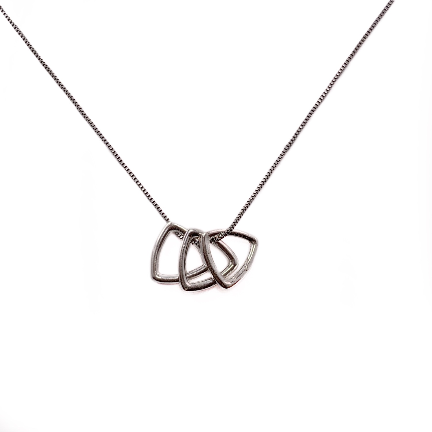 Thumbnail: Be Present Necklace triangles