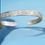 Thumbnail: snowflake bracelet silver cuff holiday bracelet