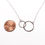 Thumbnail: Sister Double Circle Necklace 