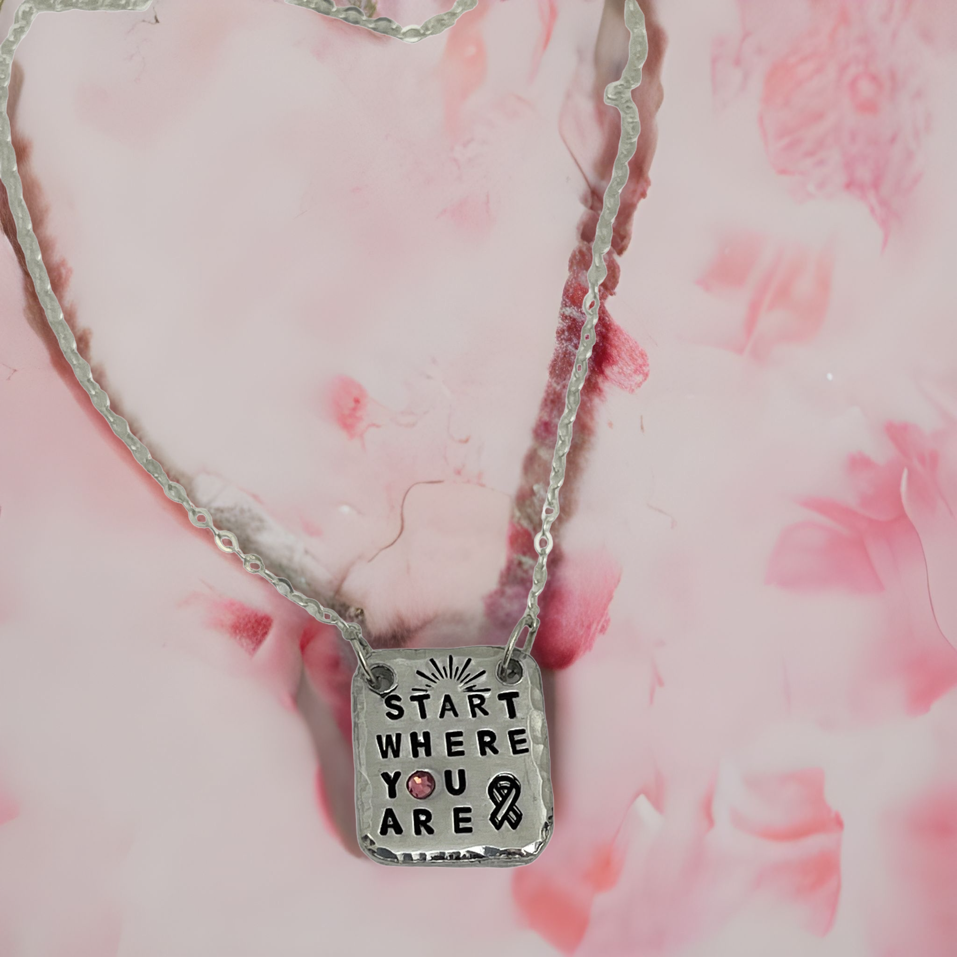 Breast Cancer Necklace