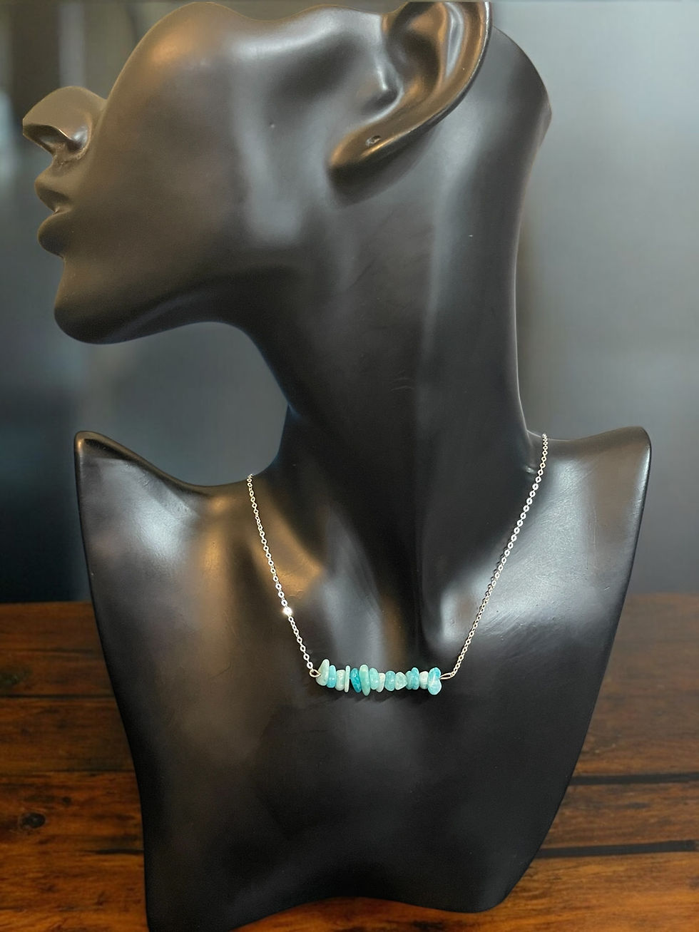 Thumbnail: Amazonite Bar Necklace