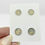 Thumbnail: sparkling snow druzy earrings for everyday