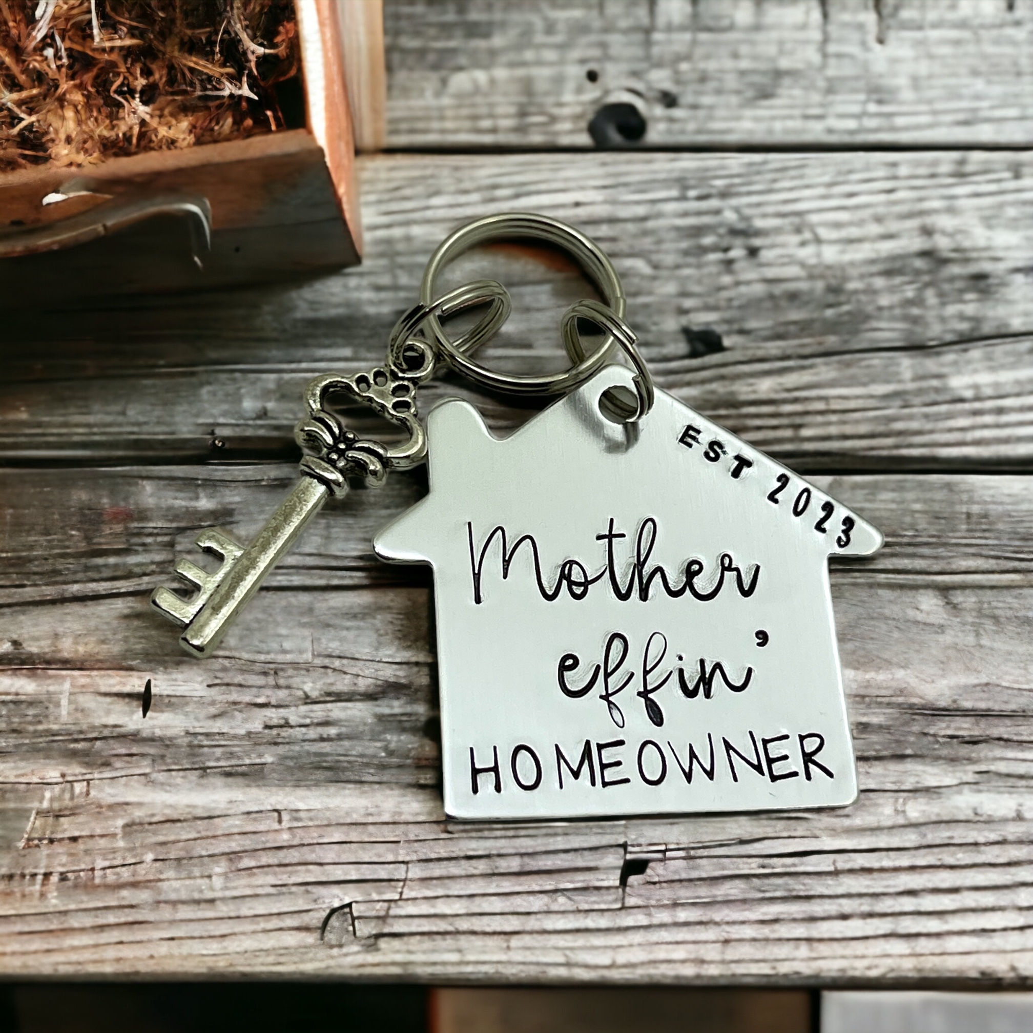 Mother Effin Homeowner Keychain