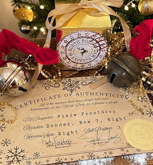 north pole express sleigh bells