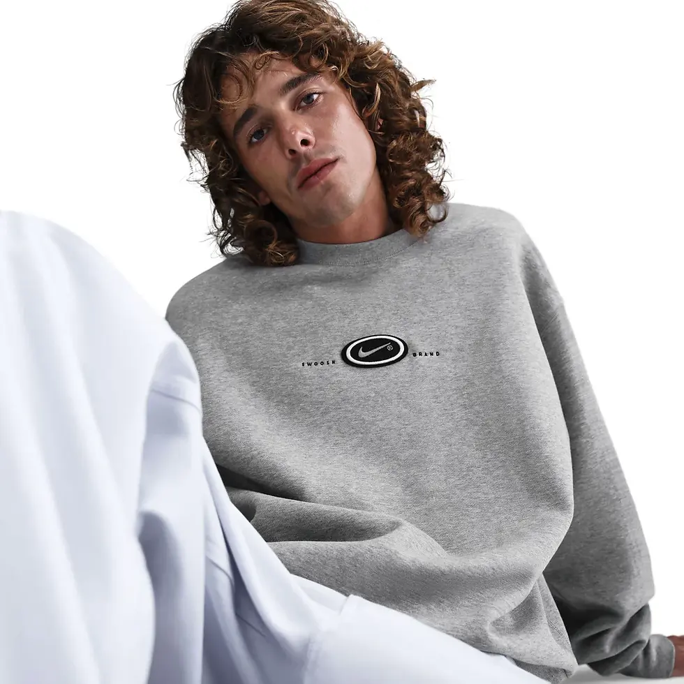 Miniatura: SUDADERA NIKE SB "KOSTON CREWNECK" HEATHER GREY