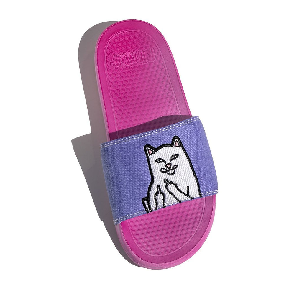 Miniatura: RIPNDIP "LORD NERMAL SLIDES UV ACTIVATED" BLUE/FUSCHIA