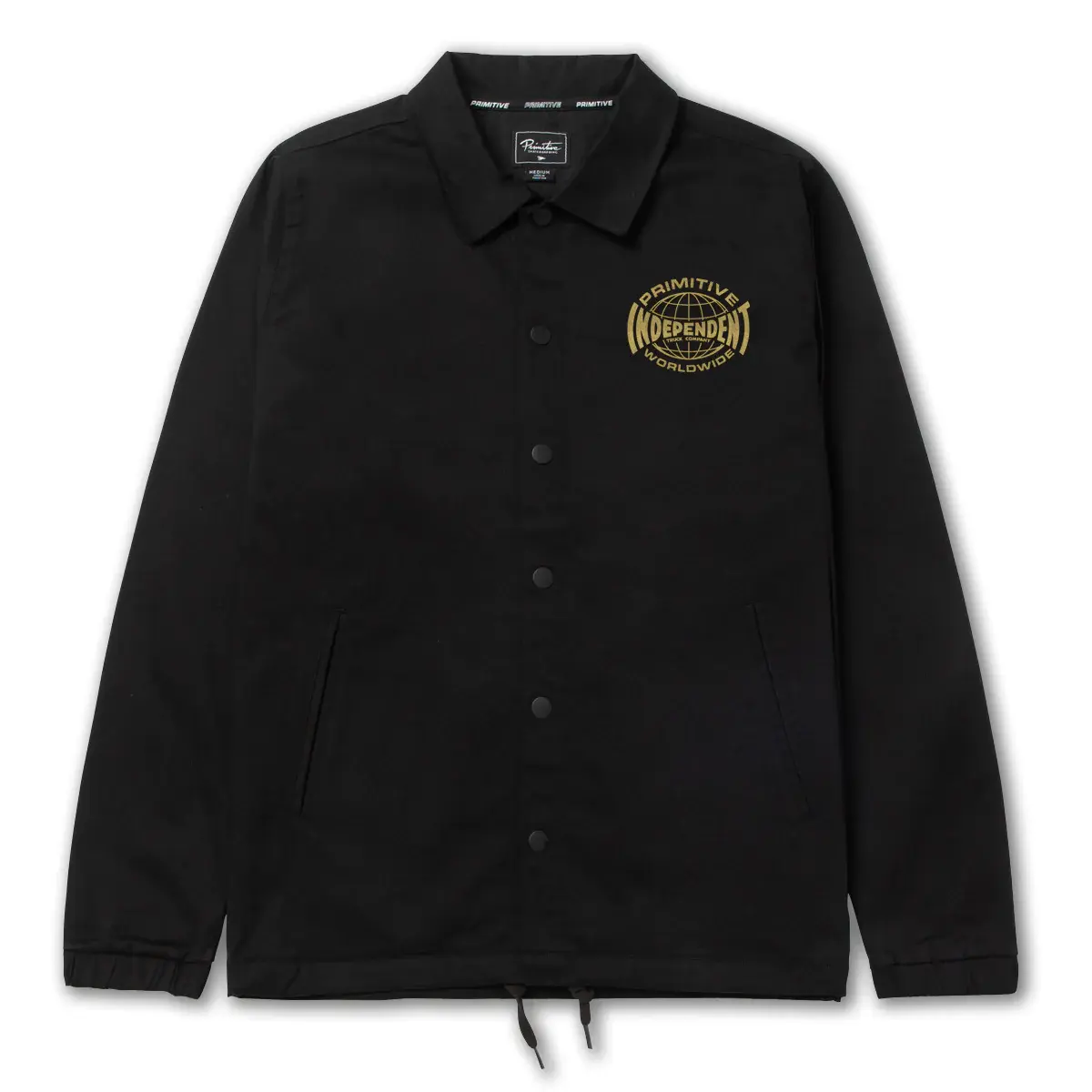 CHAQUETA PRIMITIVE "GLOBAL COACHES" BLACK