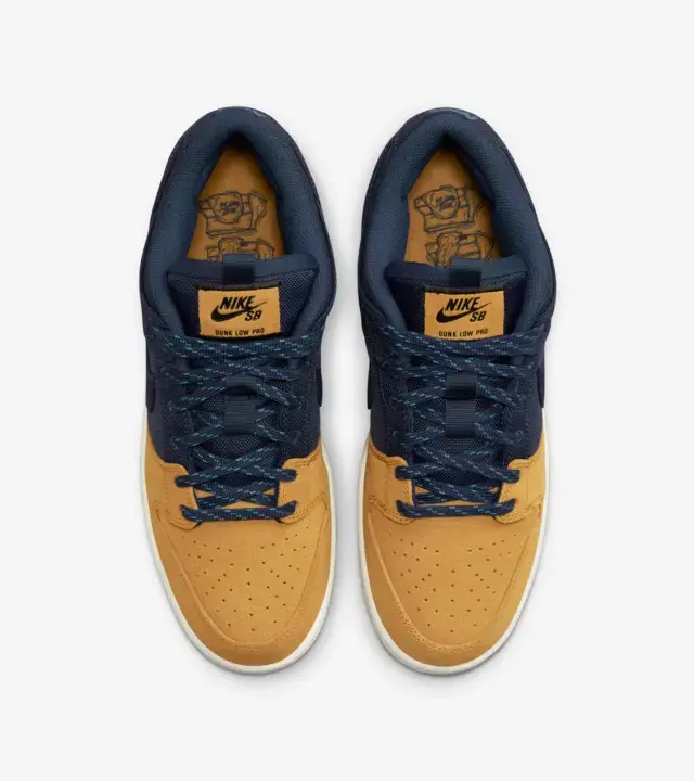 Miniatura: NIKE SB DUNK "LOW PRO PRM" MIDNIGHT NAVY/DESERT OCRE