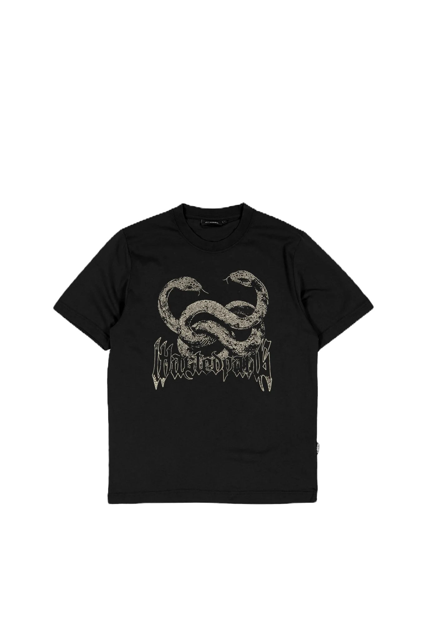CAMISETA WASTED PARIS "SNAKE TEE" BLACK