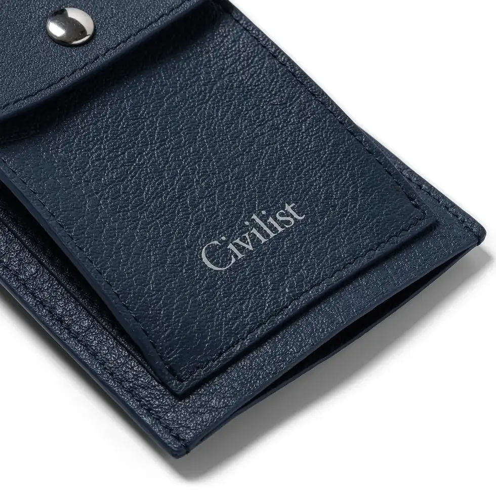Miniatura: LLAVERO CIVILIST "LEATHER KEY POUCH" NAVY