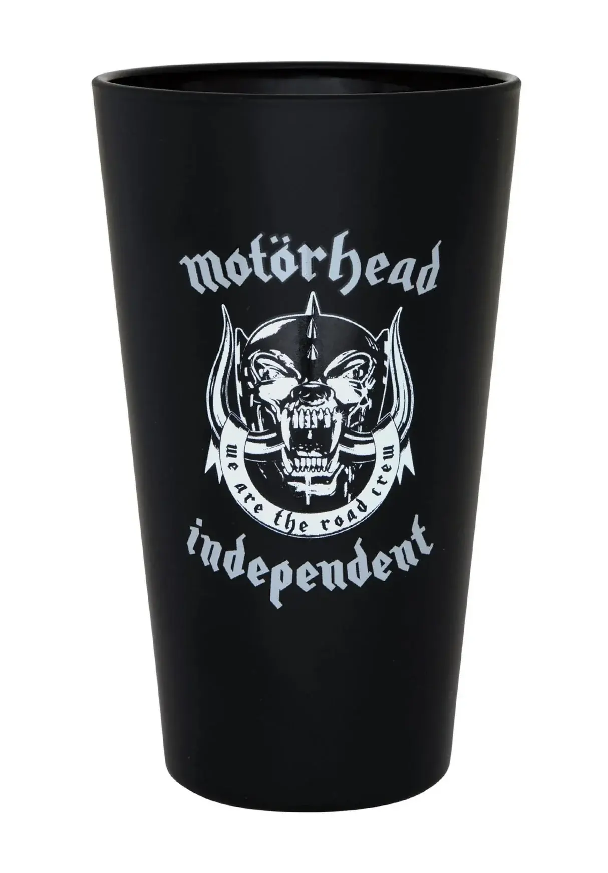 TAZA INDEPENDENT X MOTÖRHEAD "WARPIG PINT GLASS" BLACK