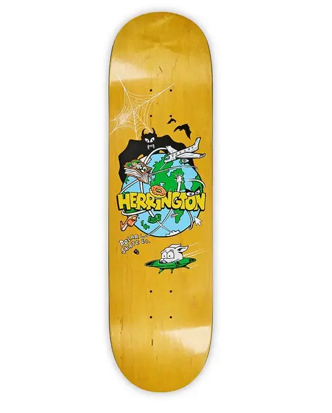 TABLA POLAR "AARON HERRINGTON  -  PLANET HERRINGTON " (ORANGE)  8.625