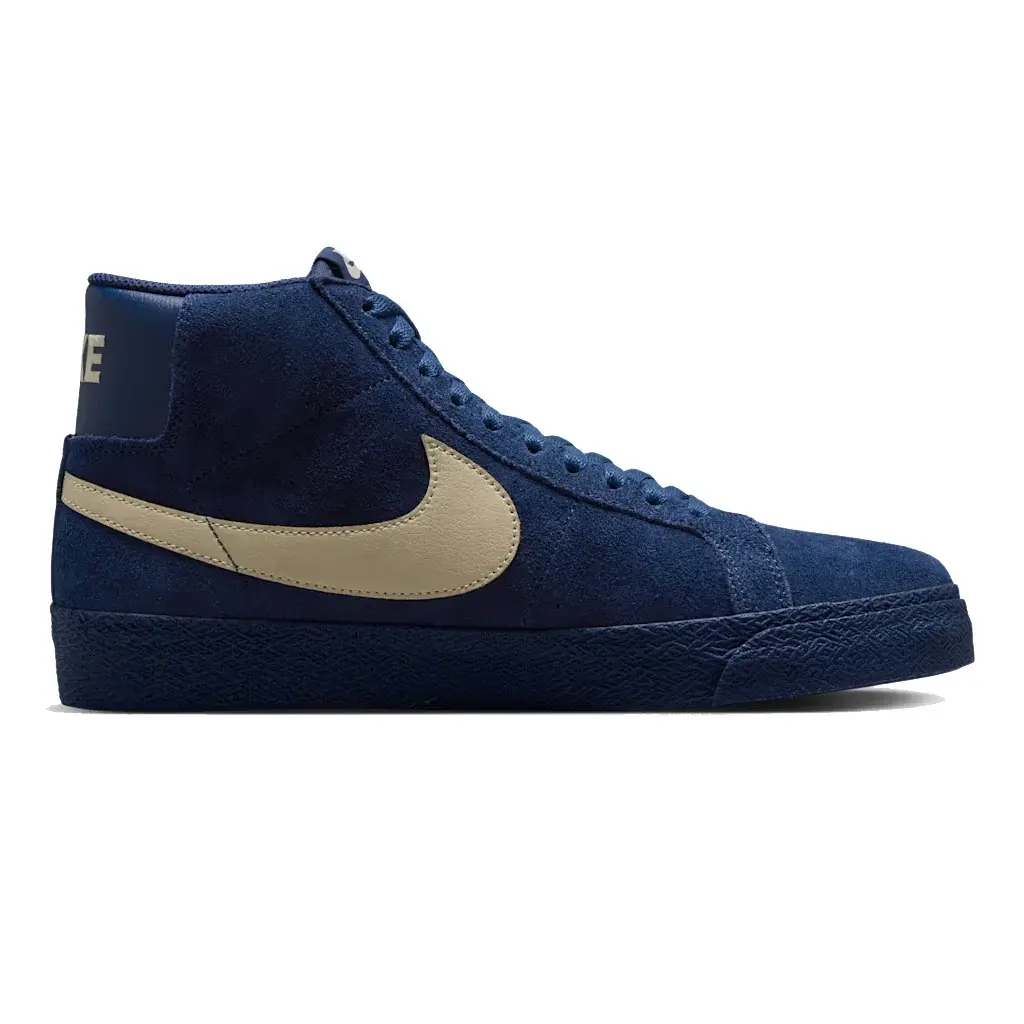 NIKE SB "BLAZER MID" COASTAL BLUE/ PALE YELLOW