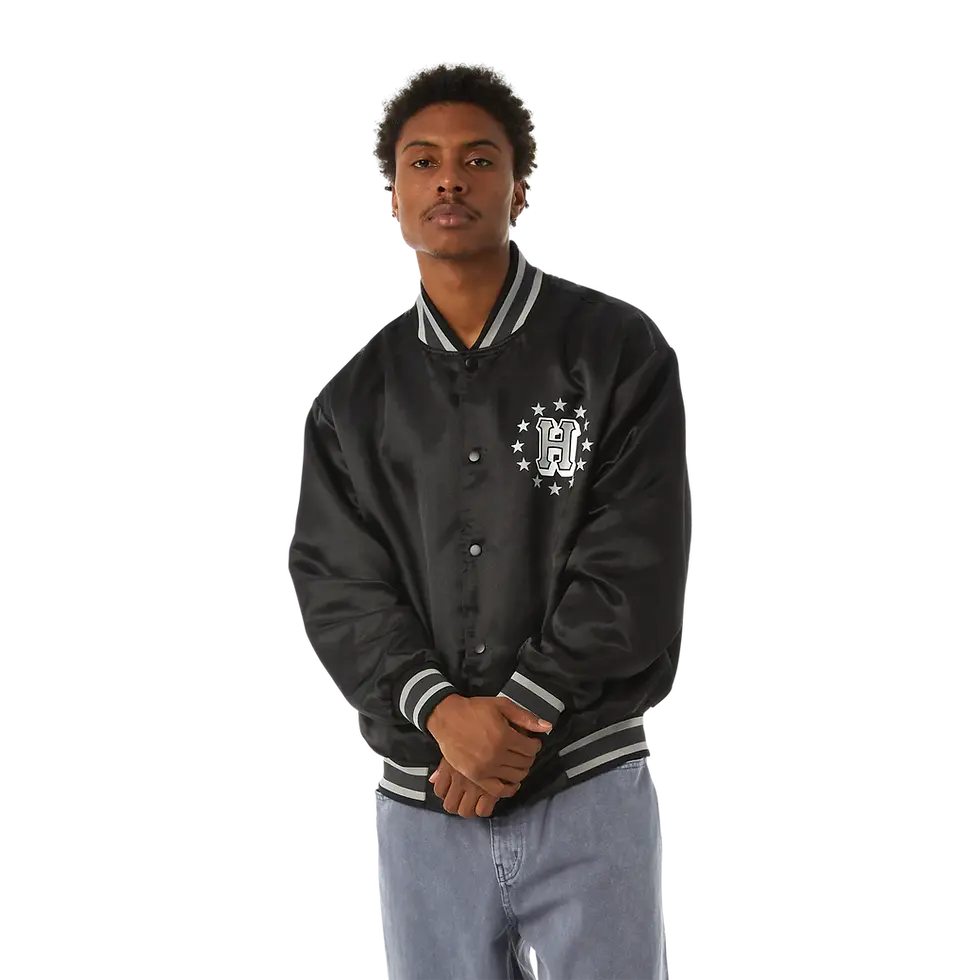 Miniatura: CHAQUETA HUF "GALACTIC STACK BASEBALL" BLACK