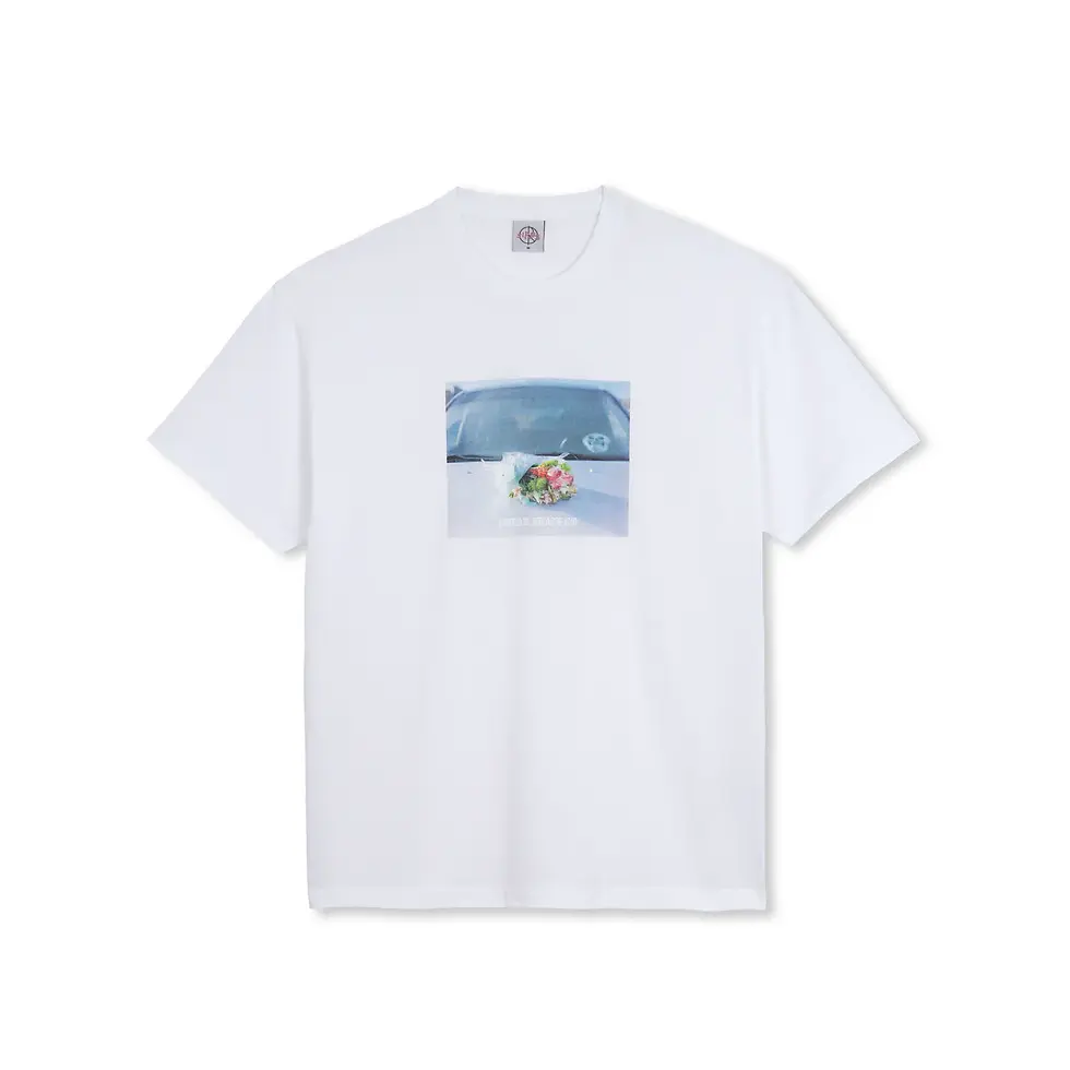 CAMISETA POLAR "DEAD FLOWERS TEE" WHITE