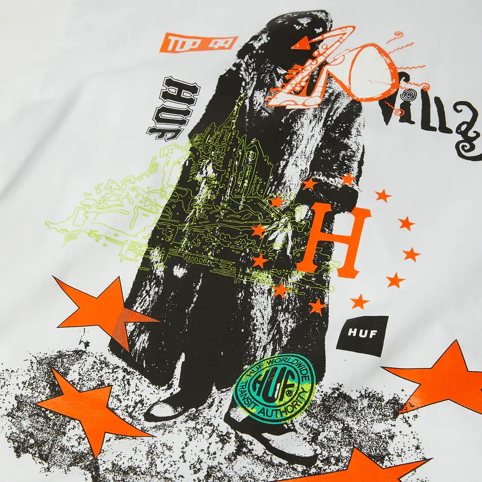 Miniatura: CAMISETA HUF "TWO BLOCKS OF SUNSHINE TEE" WHITE