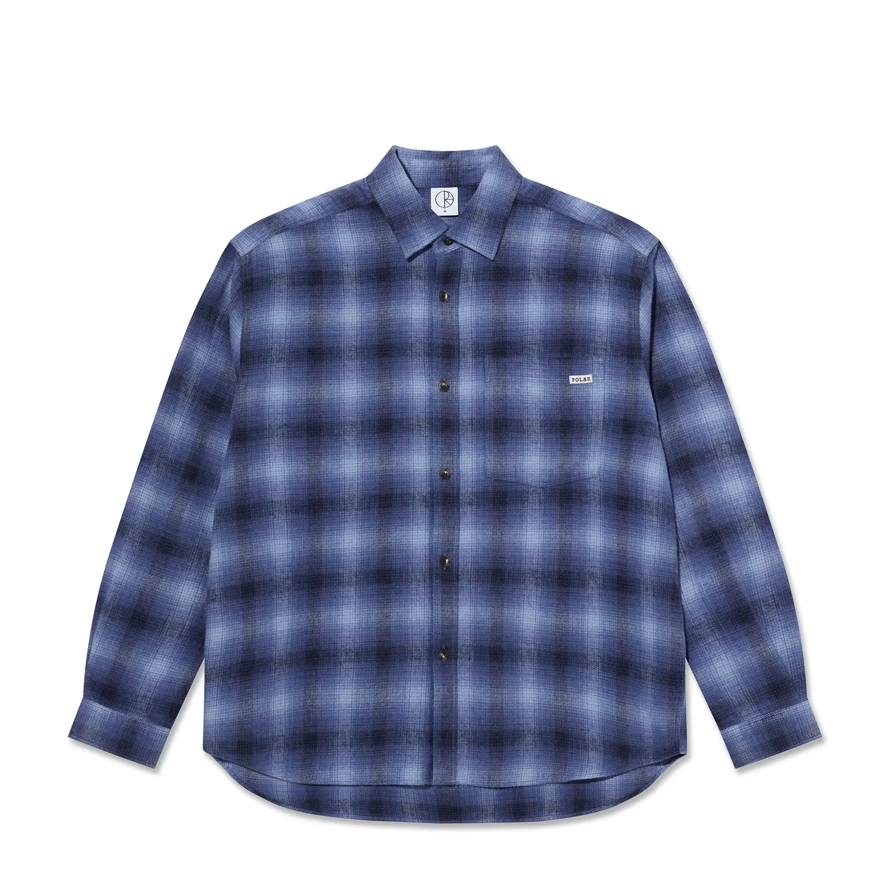 CAMISA POLAR "MITCHELL LS SHIRT" SHADOW CHECK BLUE
