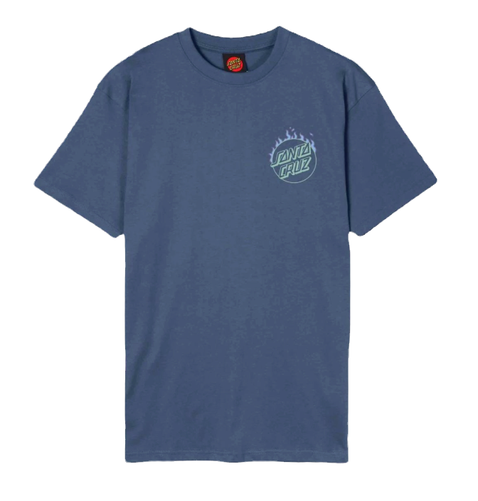 CAMISETA SANTA CRUZ "BURNT OPUS" HERITAGE BLUE