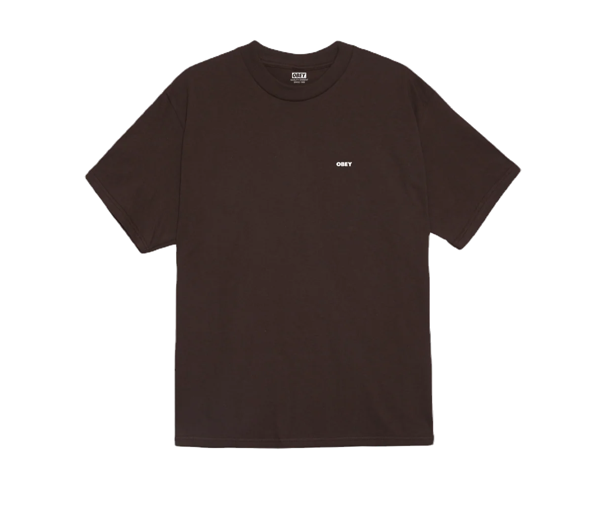 CAMISETA OBEY "VISUAL STUDIES TEE" JAVA BROWN