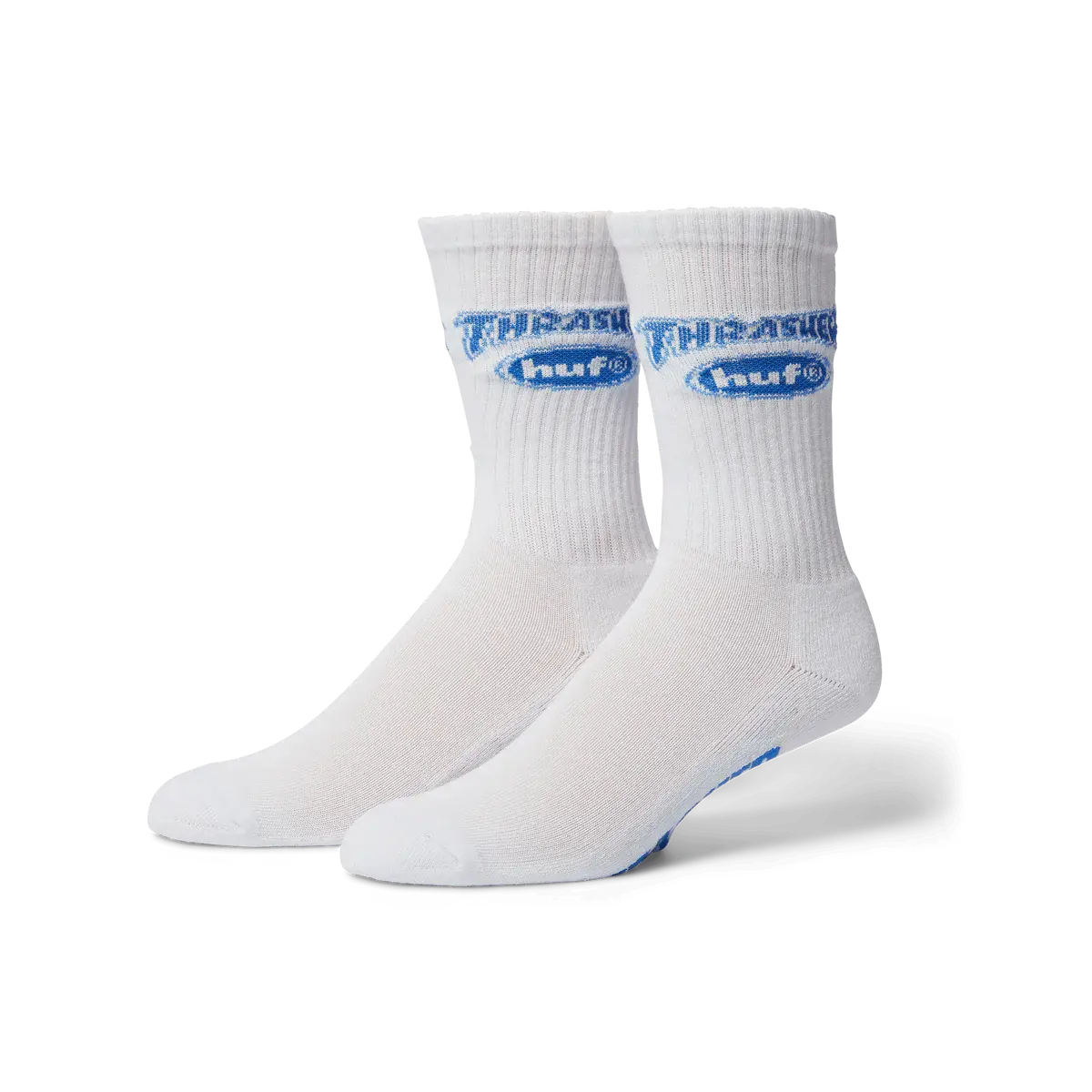 CALCETINES HUF X THRASHER "LOGO SOCK" WHITE
