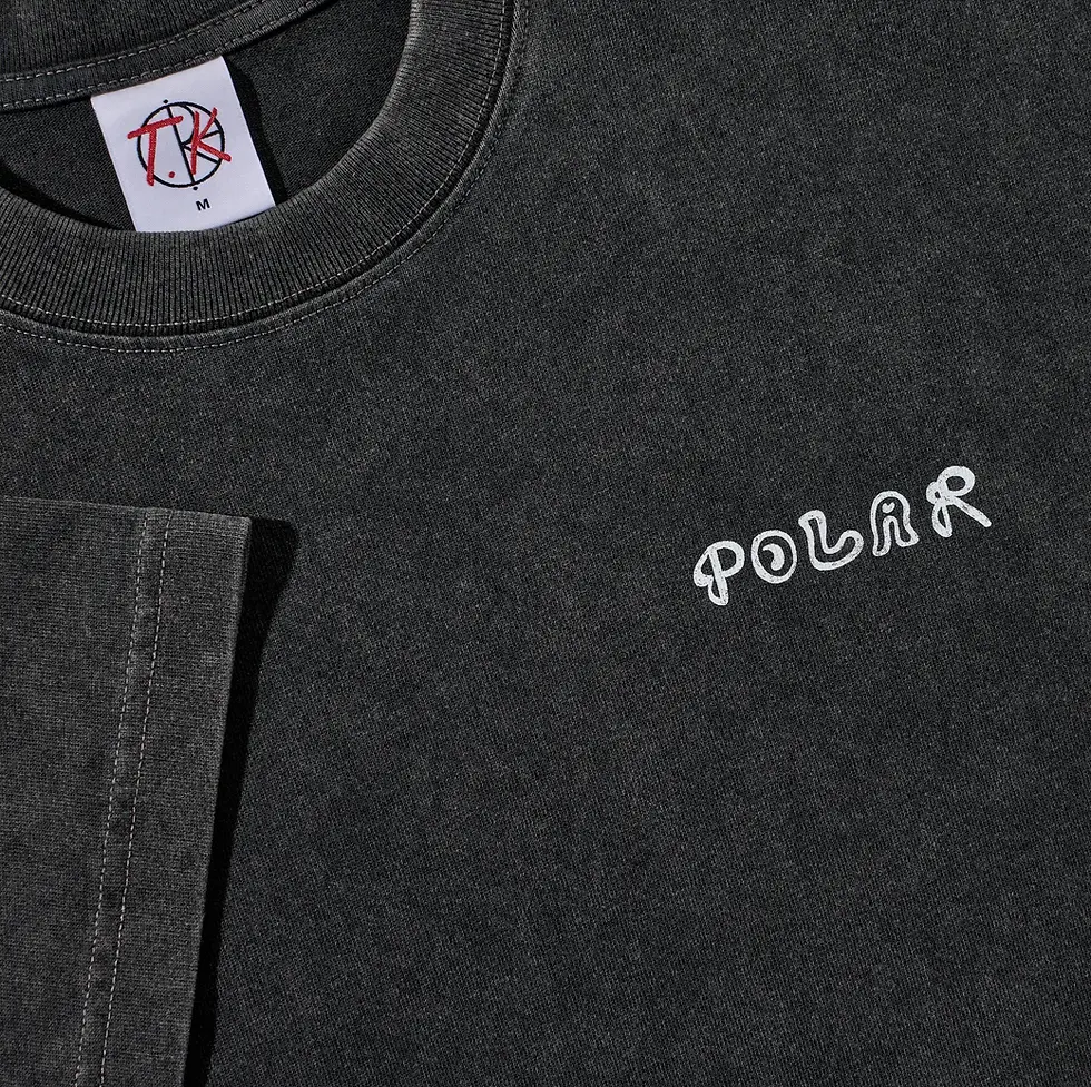 Miniatura: CAMISETA POLAR "2 GUYS TEE" SILVER BLACK