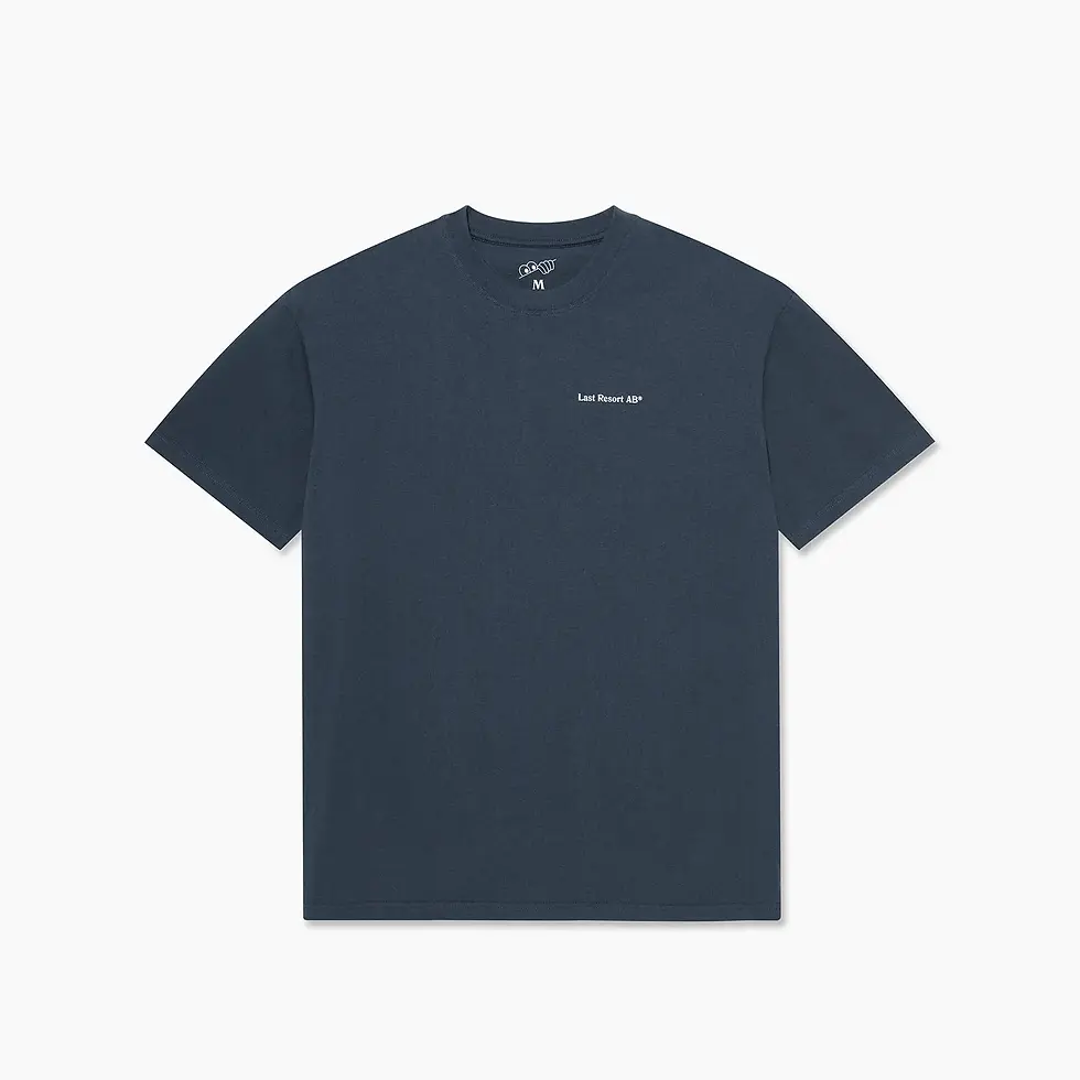 CAMISETA LAST RESORT "SCRIPT TEE" NAVY