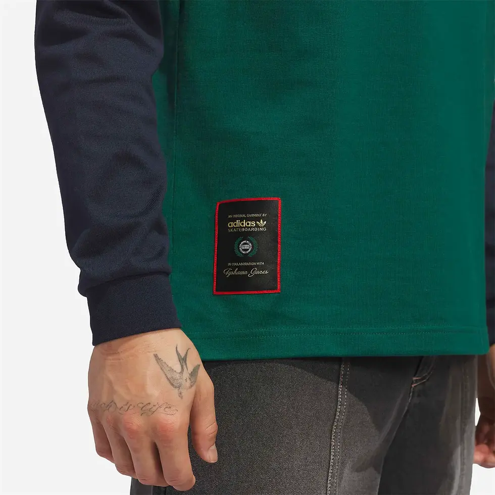 Miniatura: POLO ADIDAS "TYSHAWN RUGBY" CGREEN/LEGINK